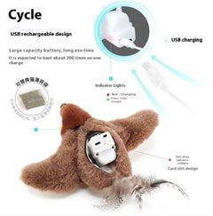 Interactive Bite-resistant Plush Octopus Pet Toy